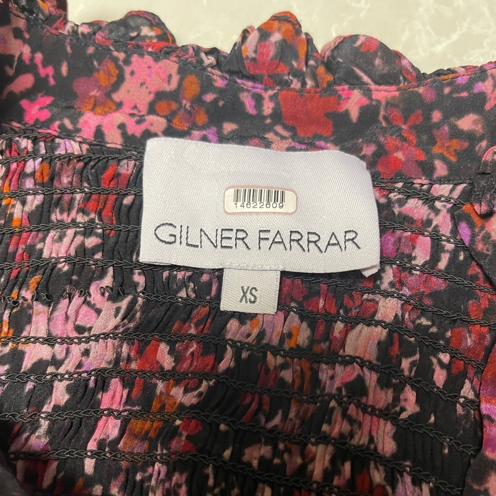 Gilner Farrar Riley Blouse In Midnight Garden - Picture 6 of 10